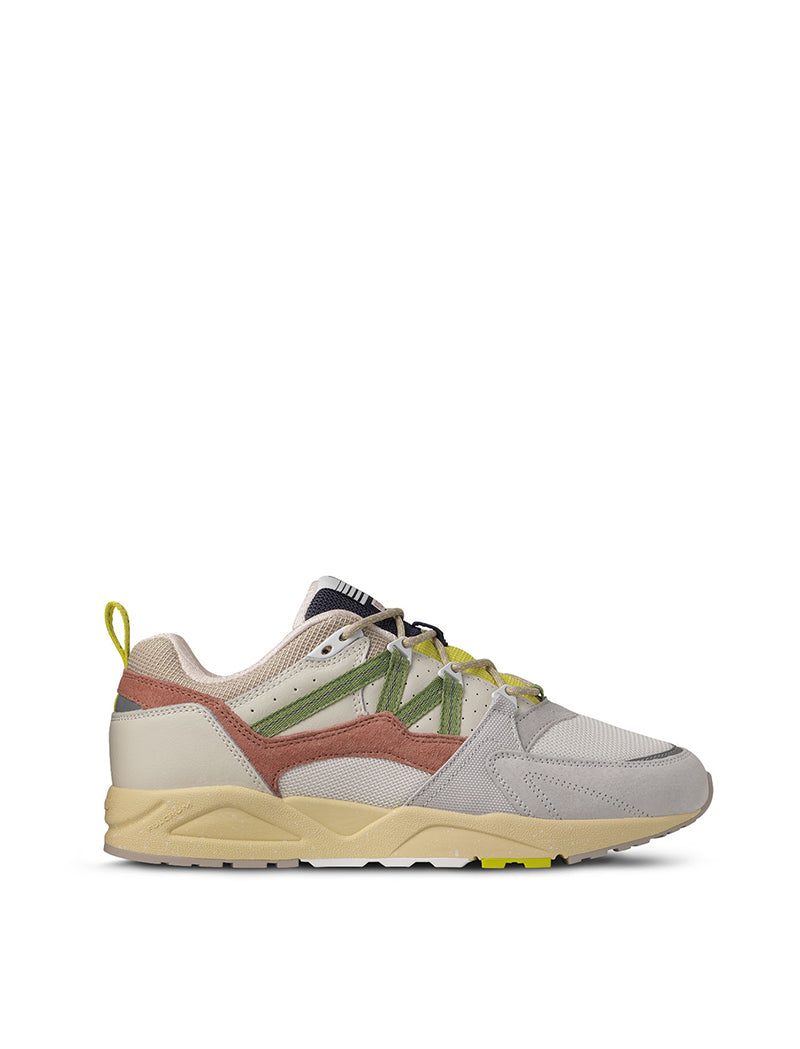 Karhu Womens Fusion 2.0 Trainers Lily White / Piquant Green