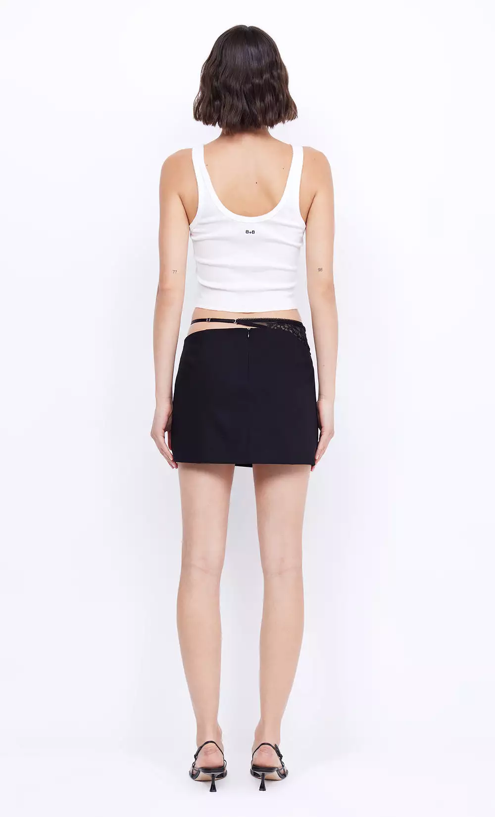 Laure Mini Skirt in Black