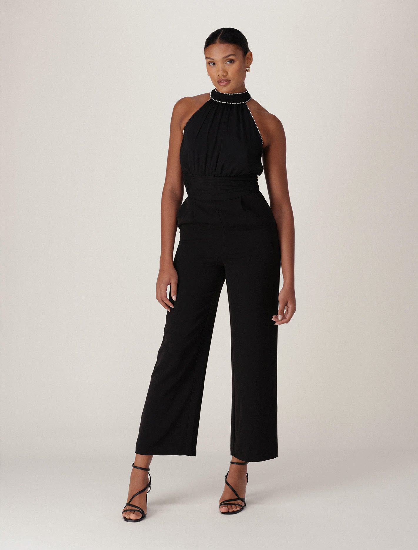 Lauren Halter Diamante Jumpsuit