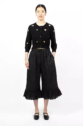 Long Bloomer Trousers Black