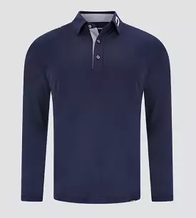 LONG SLEEVE TOUR POLO NAVY