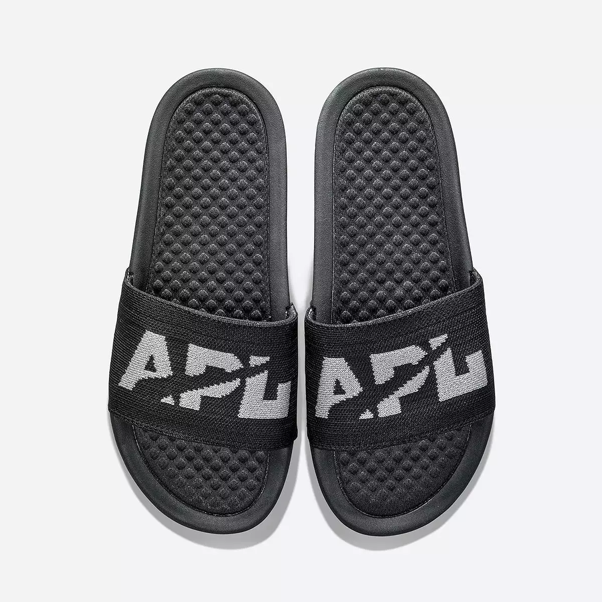 Men's Big Logo TechLoom Slide Black / Reflective Silver