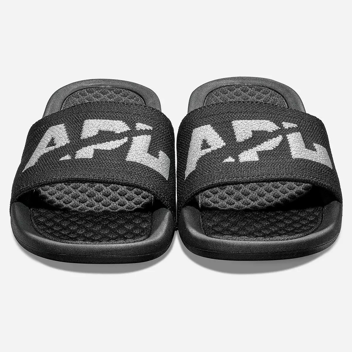 Men's Big Logo TechLoom Slide Black / Reflective Silver