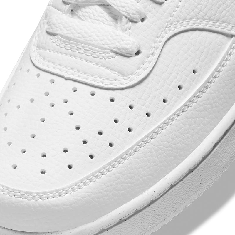 Men's Court Vision Low Next Nature White/White/White