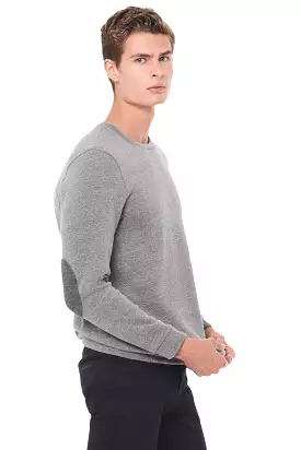 Men's French Terry Patch Sleeve Sweatshirt