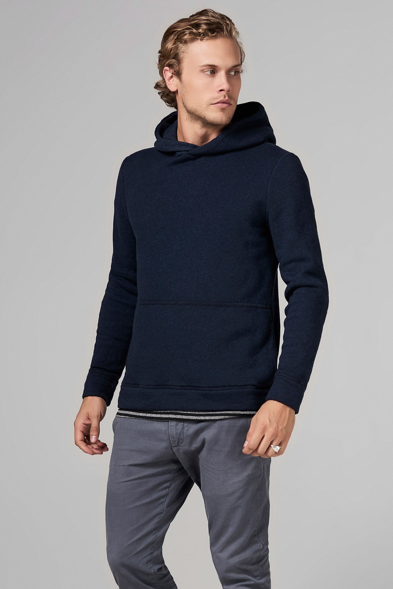 Men's French Terry Pullover Hoodie