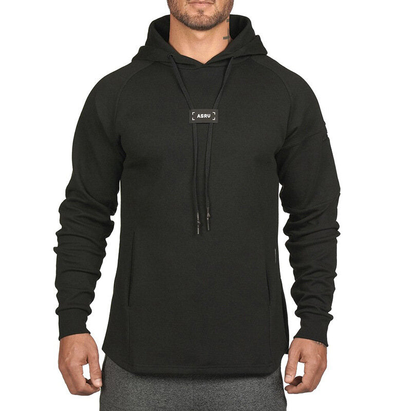 Men's Pullover Hoodie Sports Tops Spring Autumn Soft Breathable Sweat-absorbing Sports Tops Outdoor Casual Basketball Training R