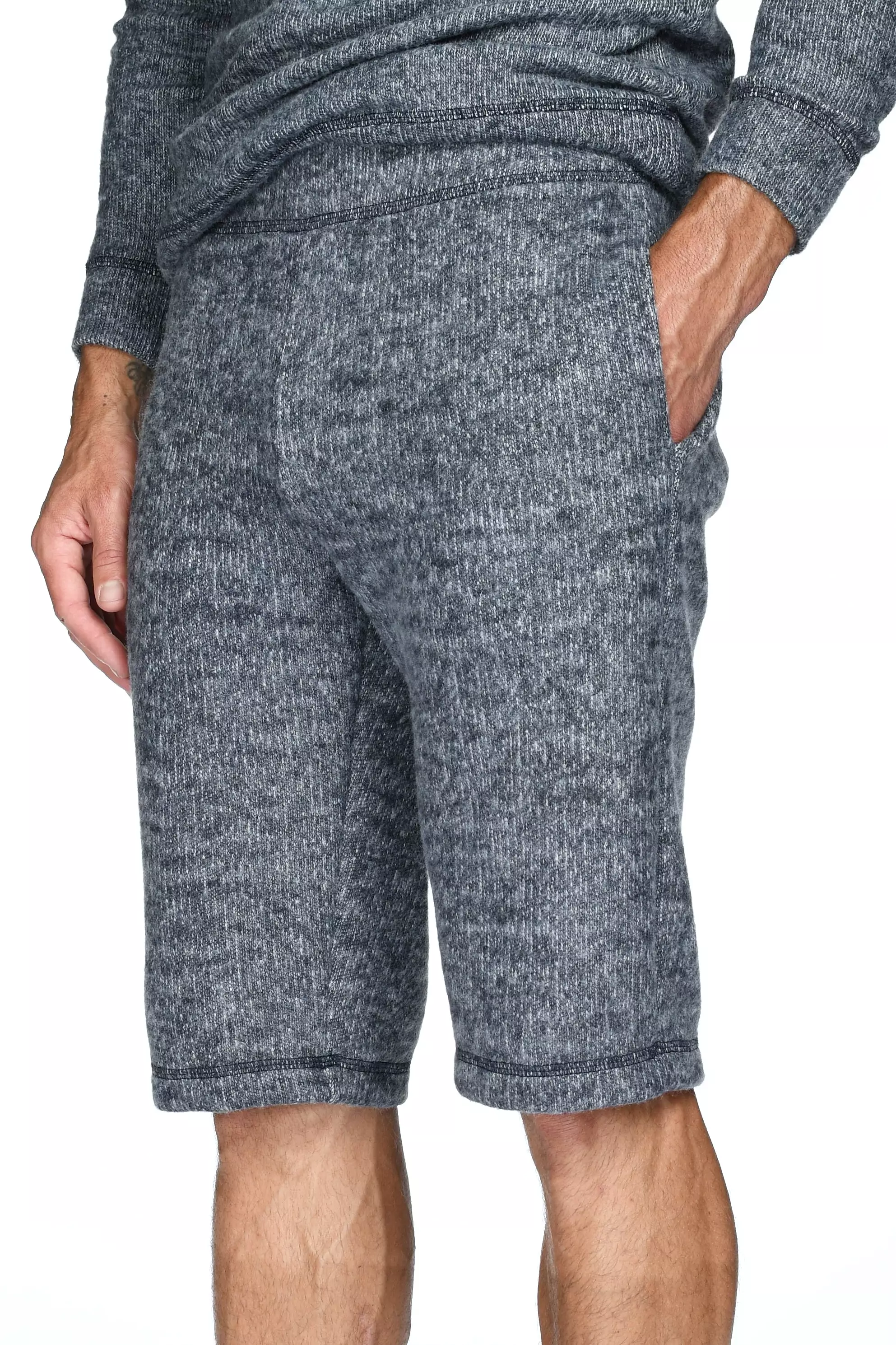 Men's Soft Knit Melange Shorts