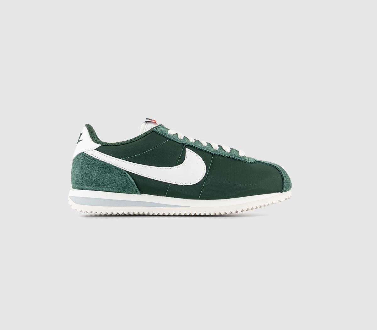 Nike Cortez Fir Sail Light Silver Team Orange White Trainers