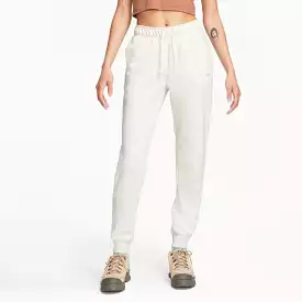 NIKE WOMEN'S SPORTSWEAR CLUB FLEECE MID-RISE BEIGE TRACKPANTS