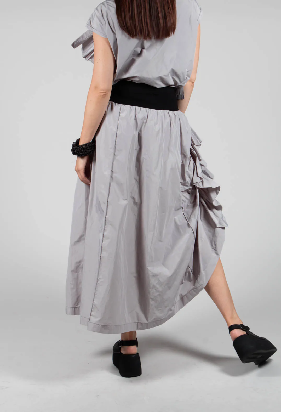 ORDI Skirt in Black Light Grey