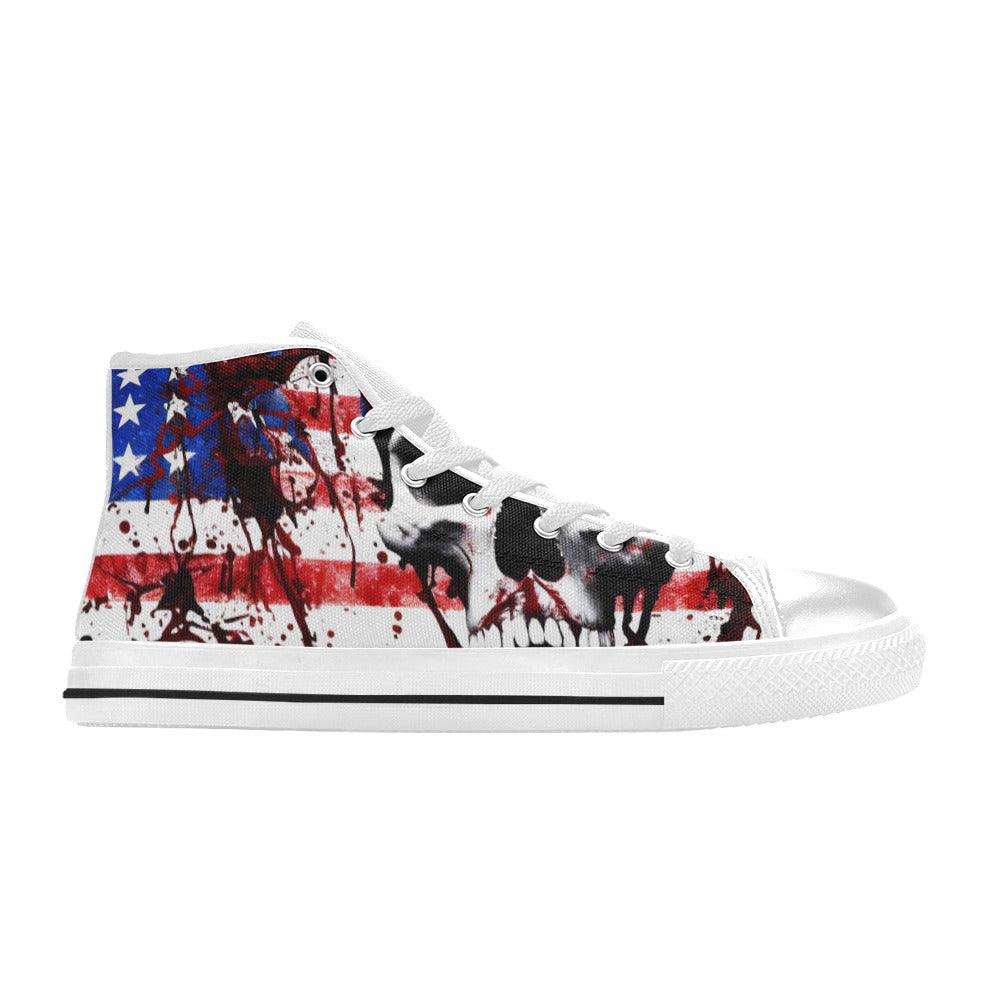 Patriotic Splatter Art Women