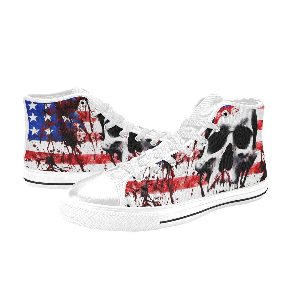 Patriotic Splatter Art Women