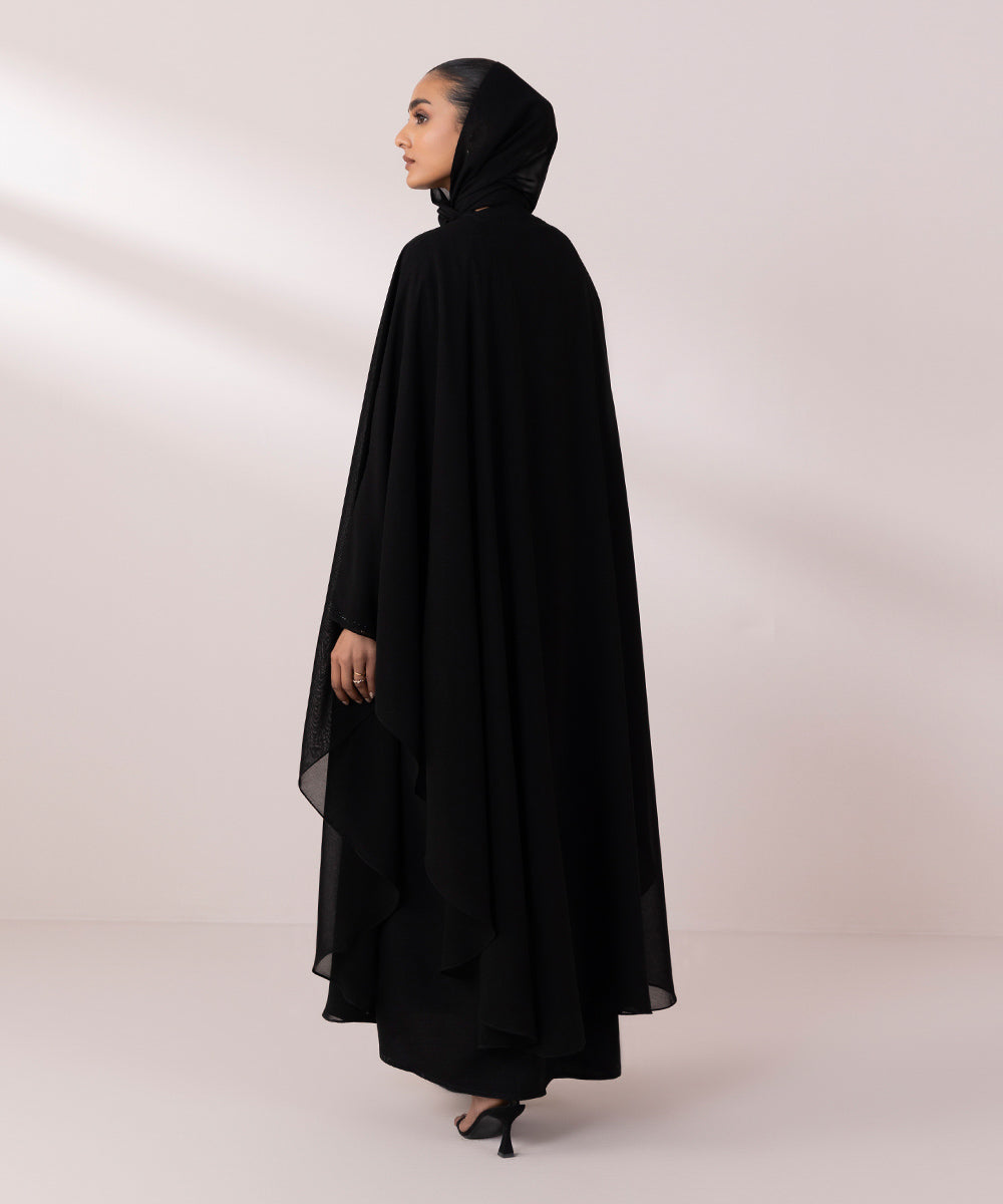 Poncho Abaya Set