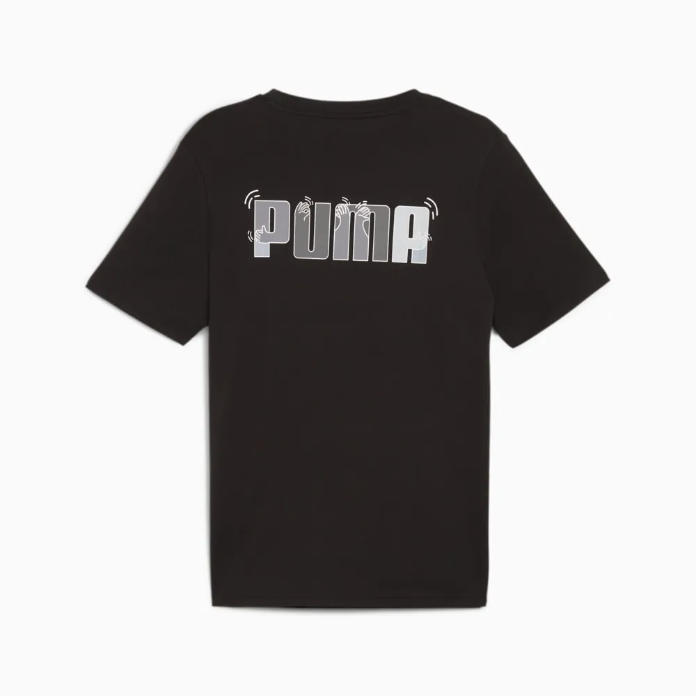 Puma 68297702 Mens Graphics Feel Good Tee Black