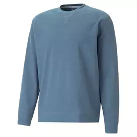 Puma Men's Cloudspun Heather Crewneck Golf Sweatshirt