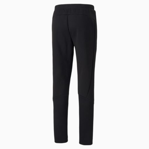 PUMA MEN'S EVOSTRIPE BLACK TRACKPANTS