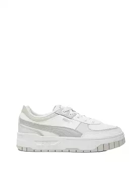 Puma Womens Cali Dream LthWns Trainer Puma White / Feather Gray