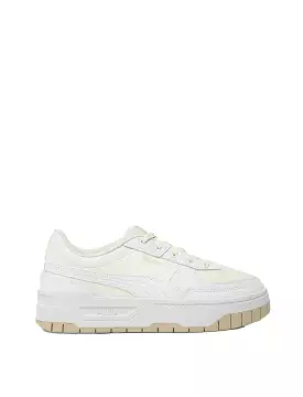 Puma Womens Cali Dream LthWns Trainer Warm White / Puma White