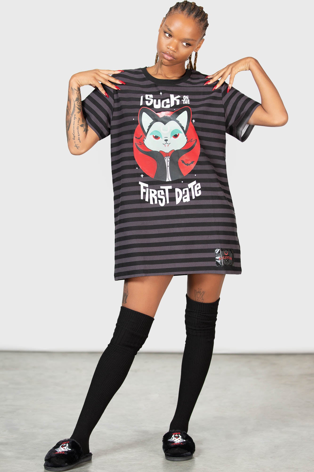 Purrrfect Pairing T-Shirt Dress