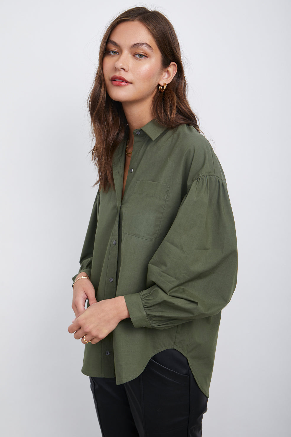 Rails JANAE SHIRT - OLIVE SMOKE