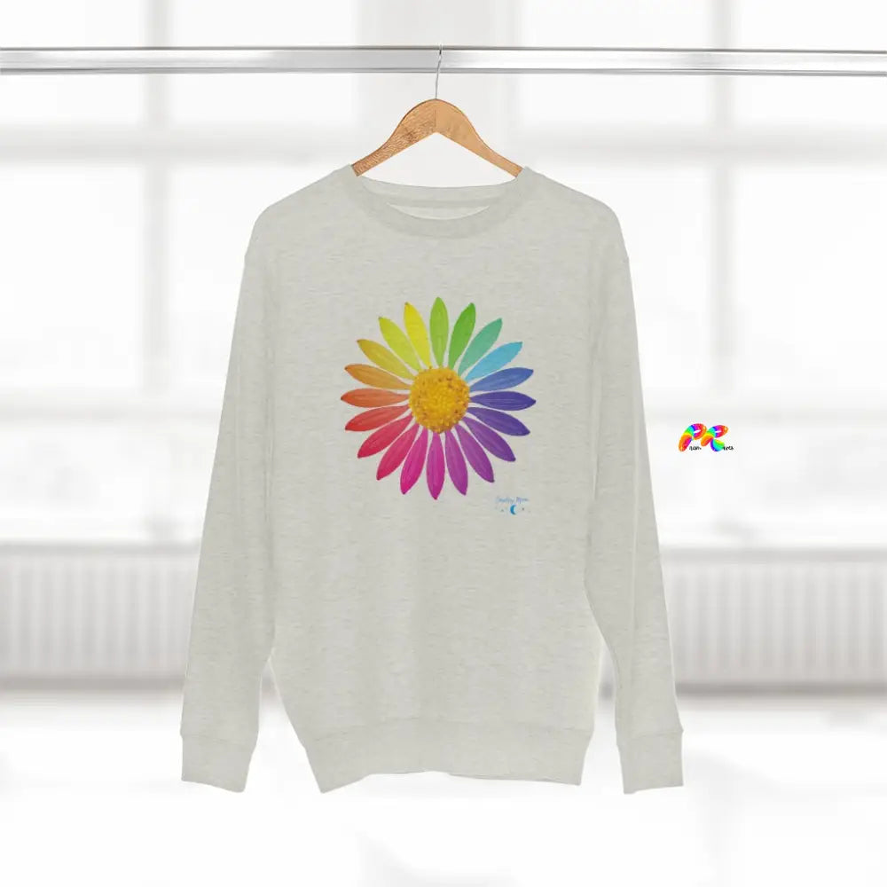 Rainbow Flower Unisex Sweatshirt