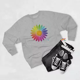 Rainbow Flower Unisex Sweatshirt