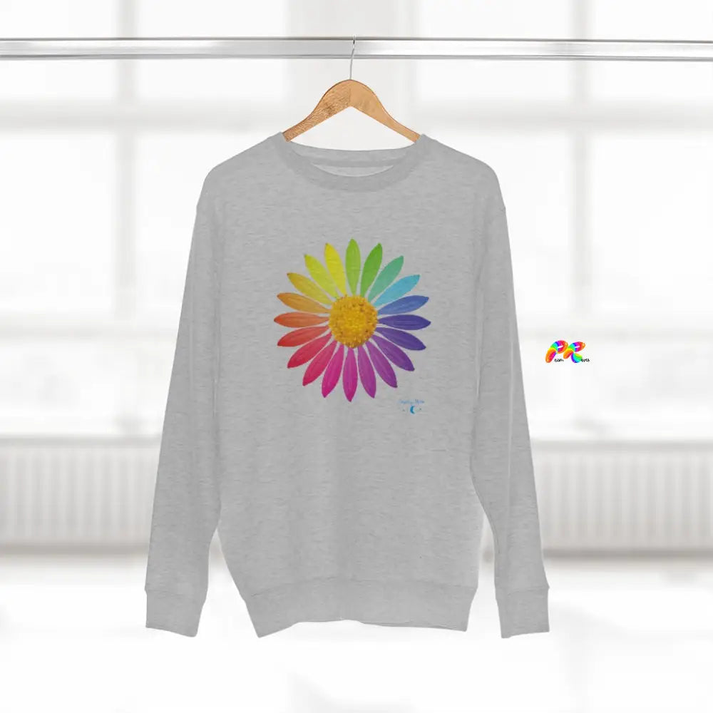 Rainbow Flower Unisex Sweatshirt