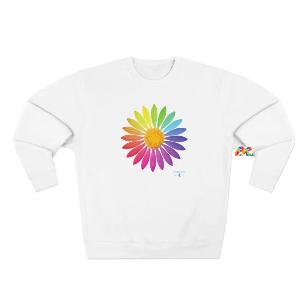 Rainbow Flower Unisex Sweatshirt