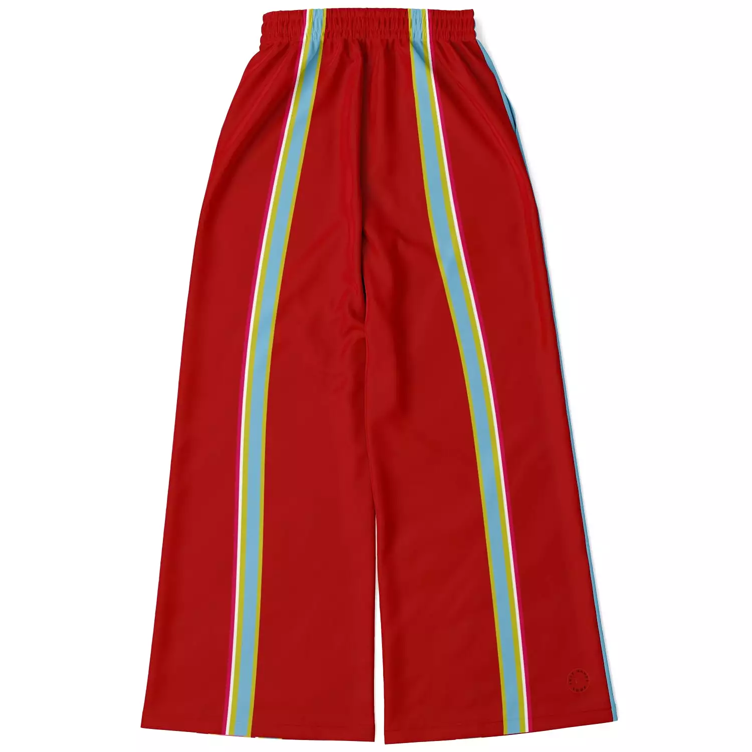 Red Calypso Striped Stretchy Phat Bellbottoms