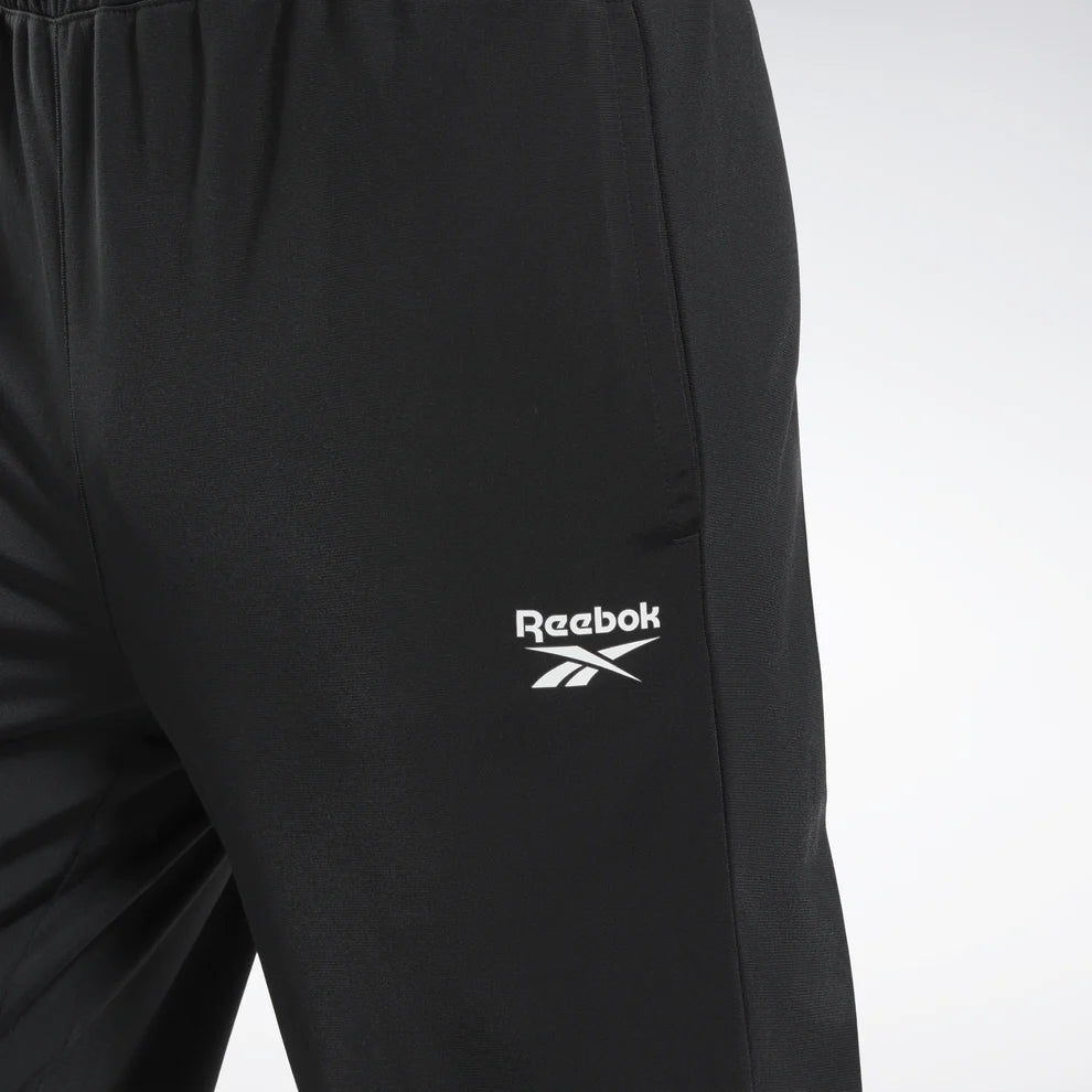 REEBOK MEN'S VECTOR BLACK TRACKPANTS