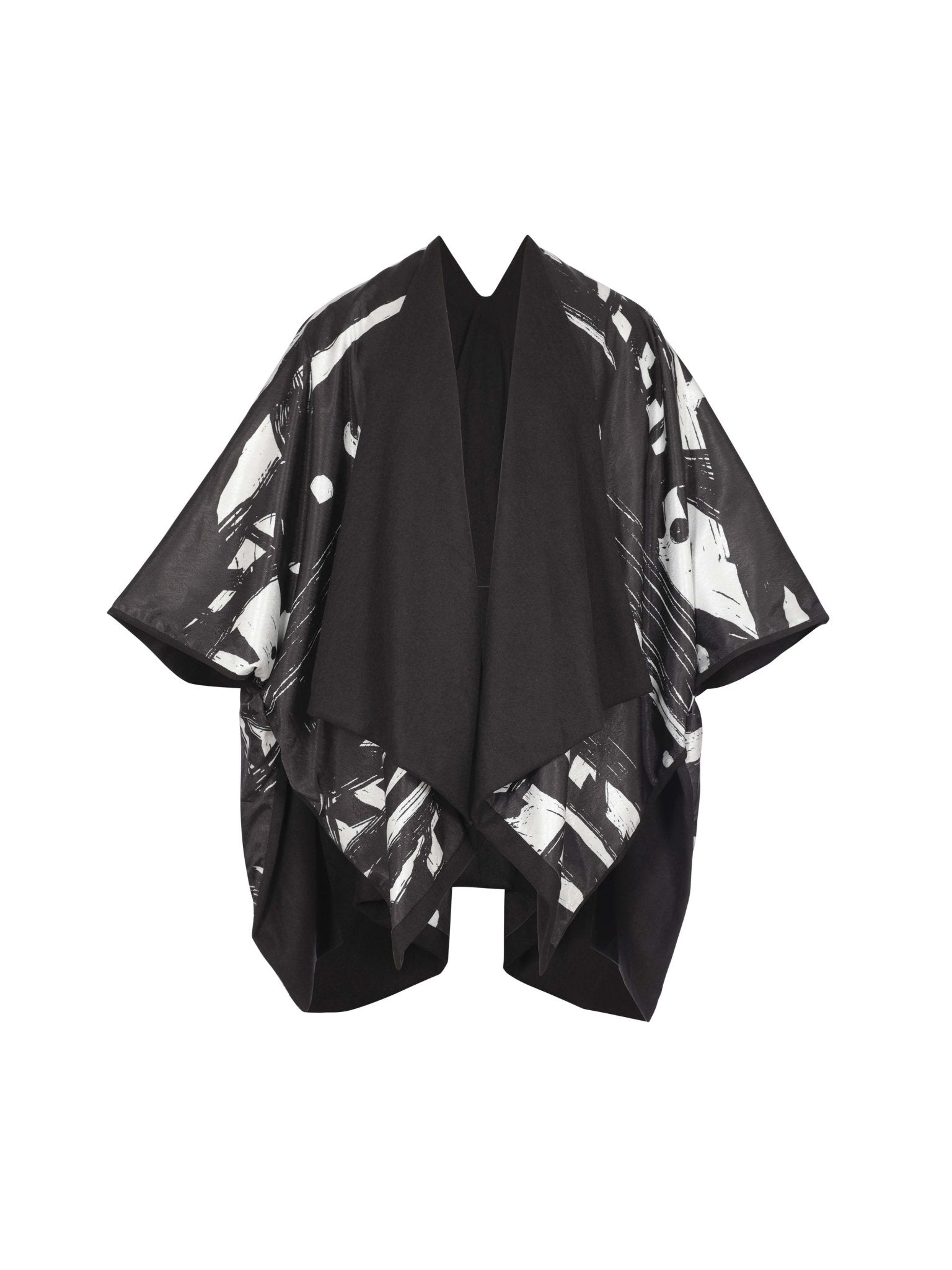 Reversible Amy Ben Poncho - Suto Black