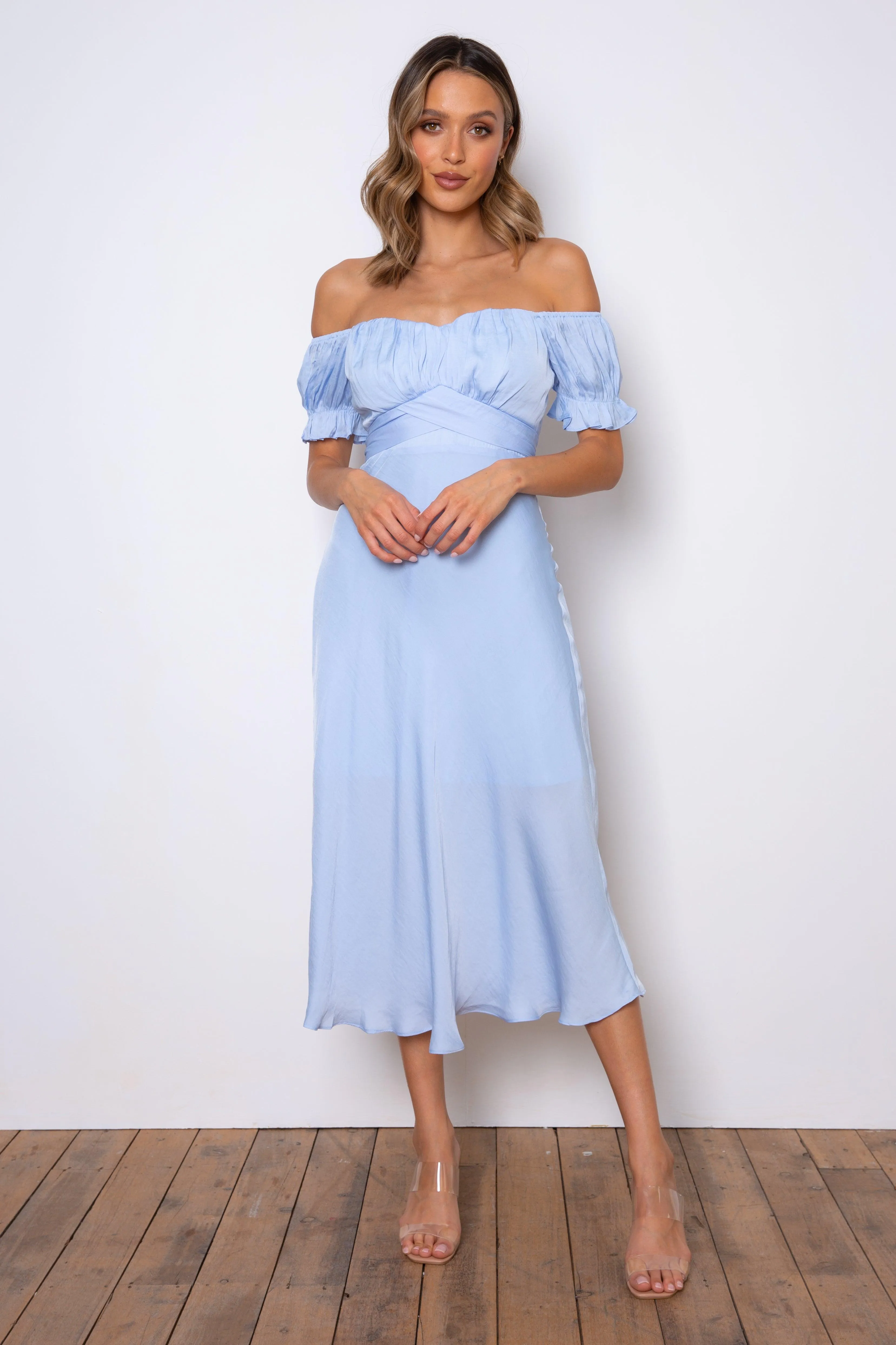 Samantha Dress - Sky Blue