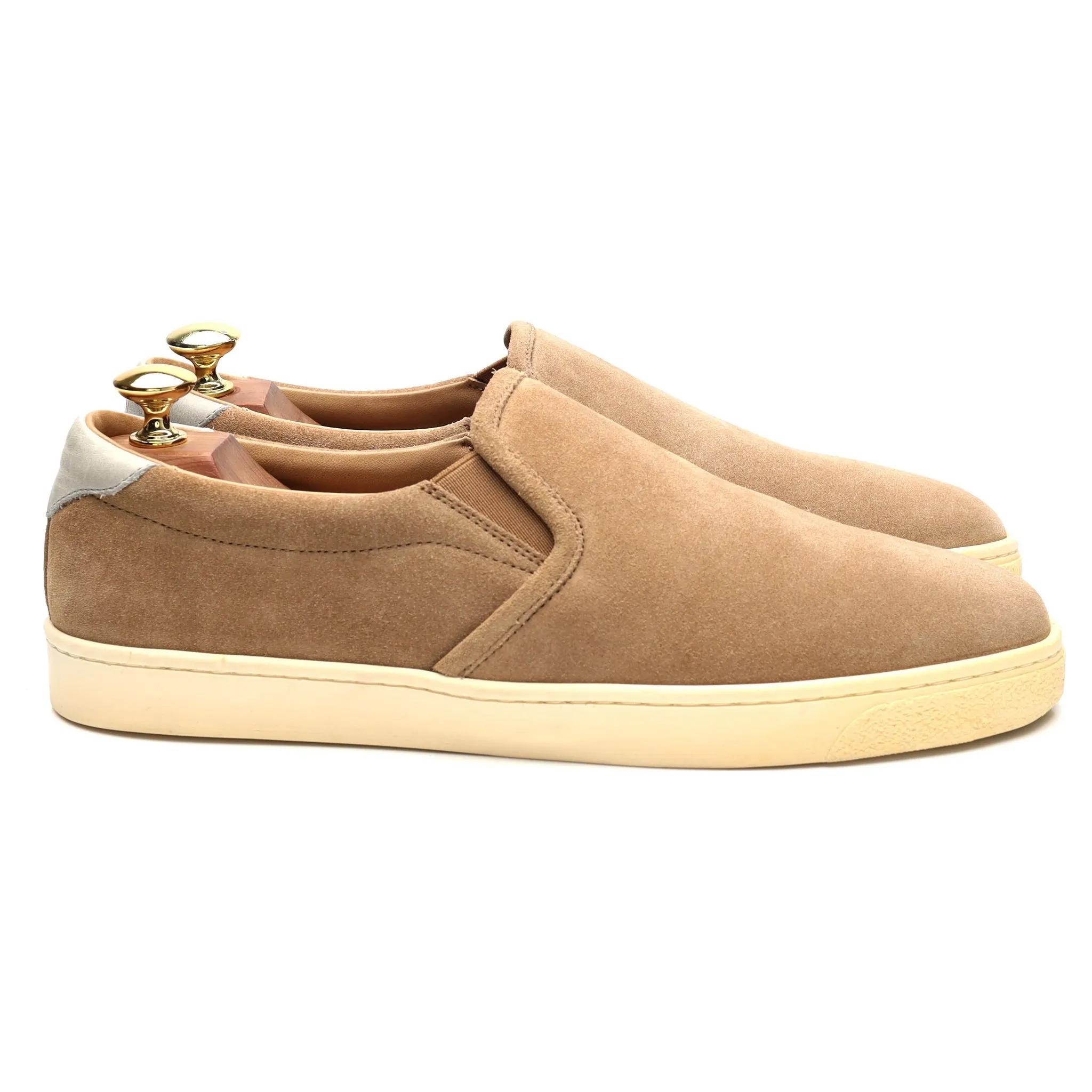 Sand Suede Slip On Sneakers UK 8 EU 42