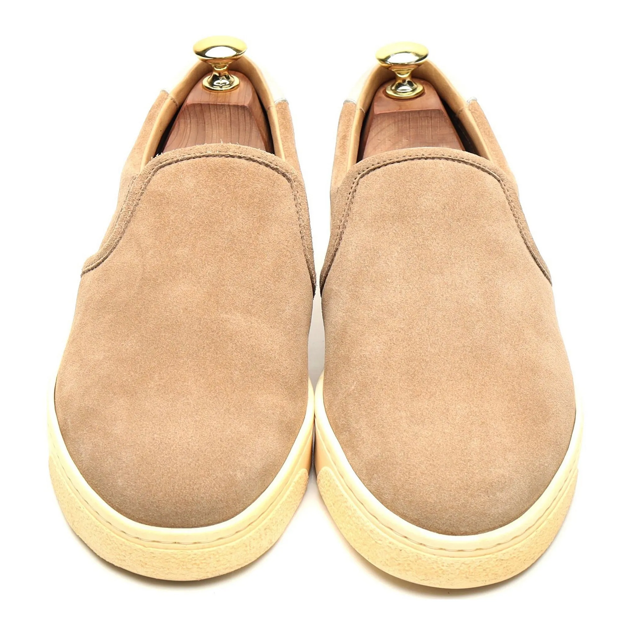 Sand Suede Slip On Sneakers UK 8 EU 42