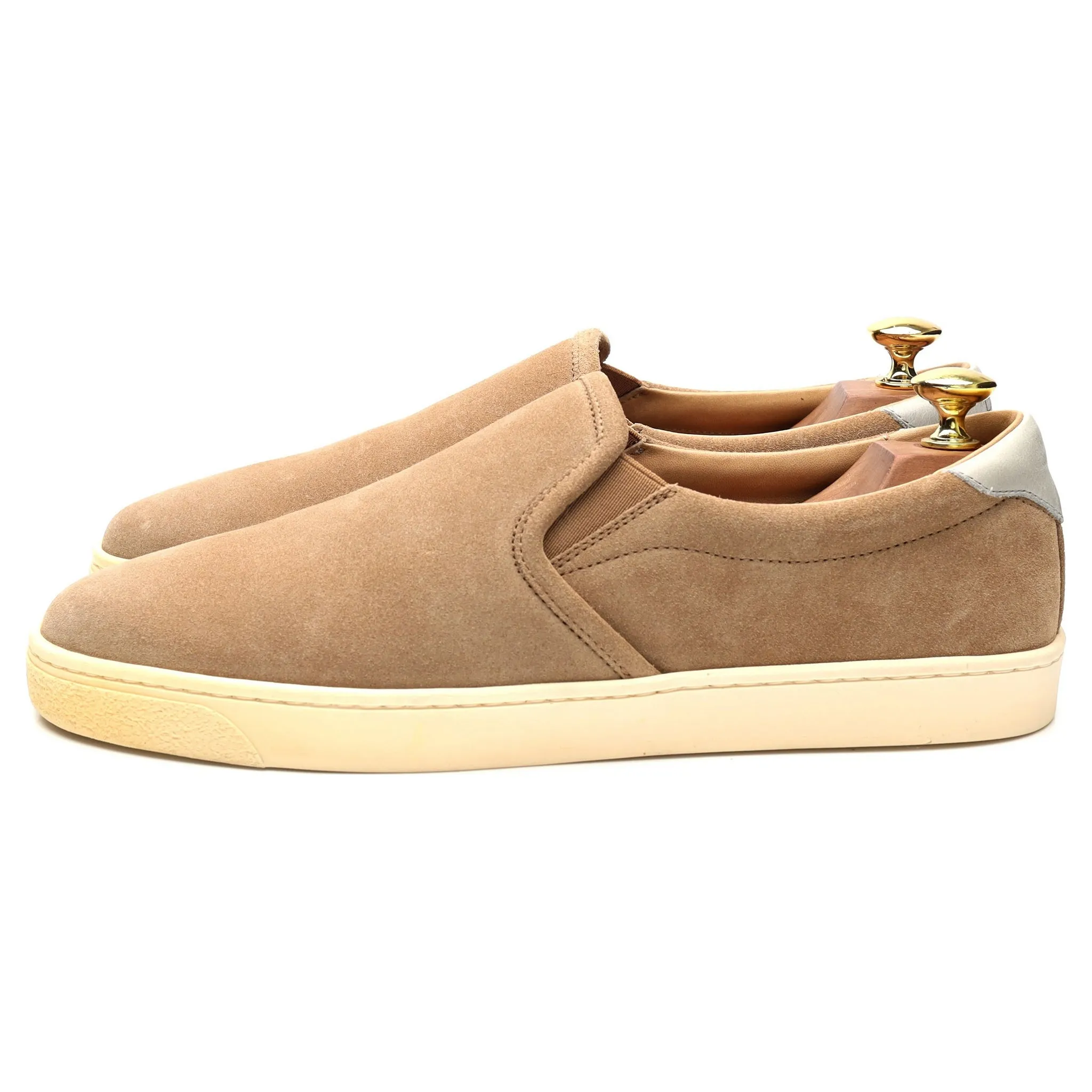 Sand Suede Slip On Sneakers UK 8 EU 42