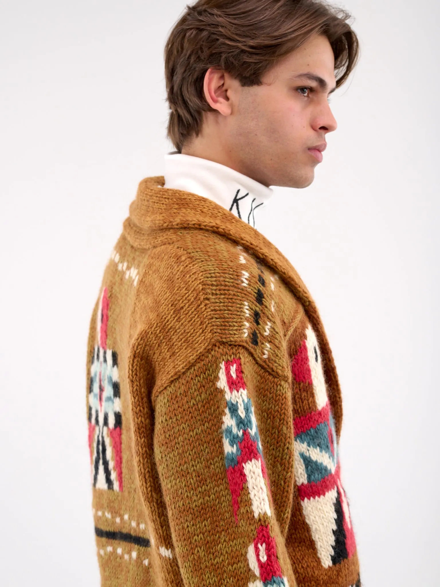 Santo Domingo Cowichan Cardigan (K2412KN152-GOLD)