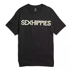 SexHippies Daisy OG Logo Tee Black