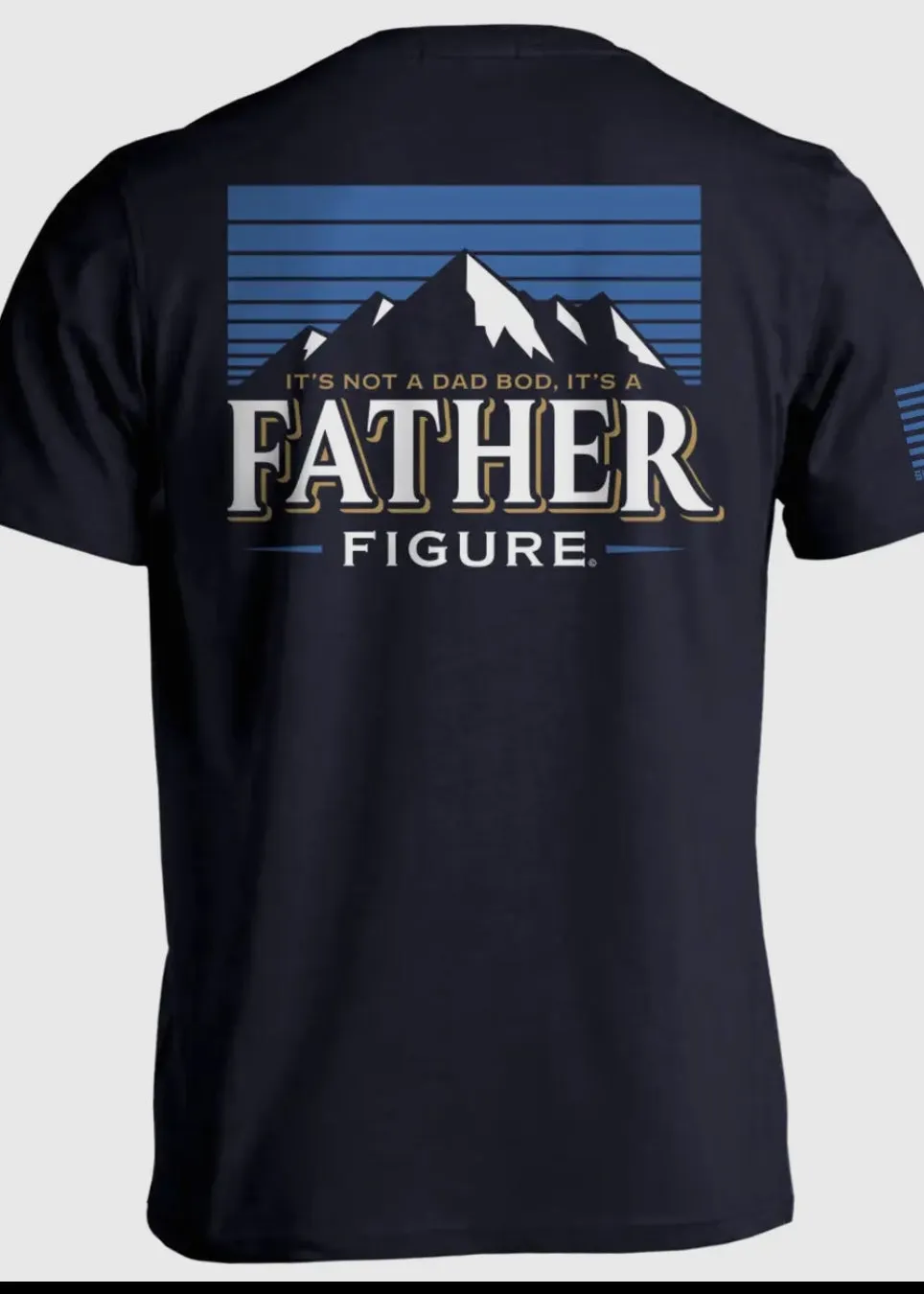 Shield Republic Father Figure Tee | Navy