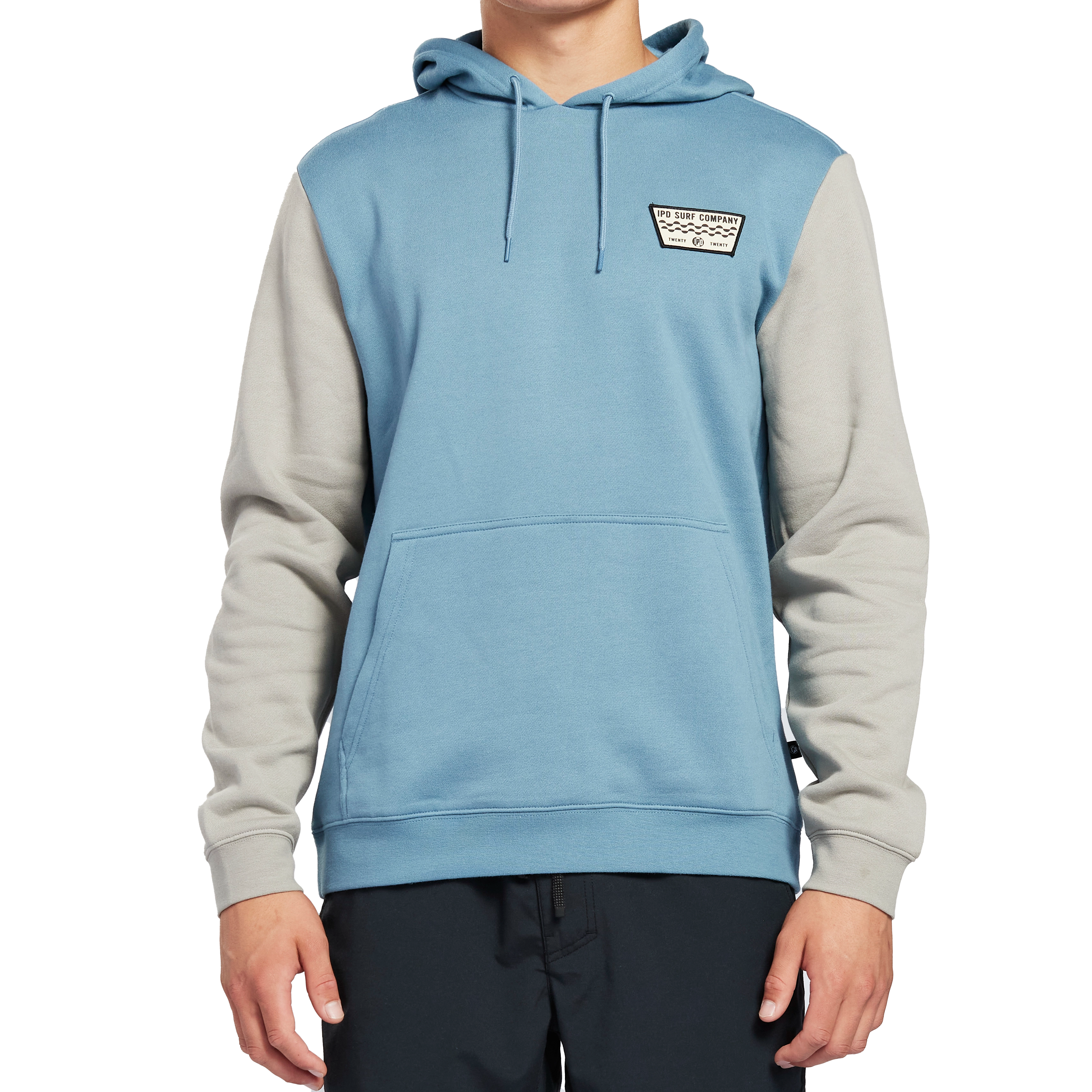 Throttle Blocked Pullover Fleece Hoodie