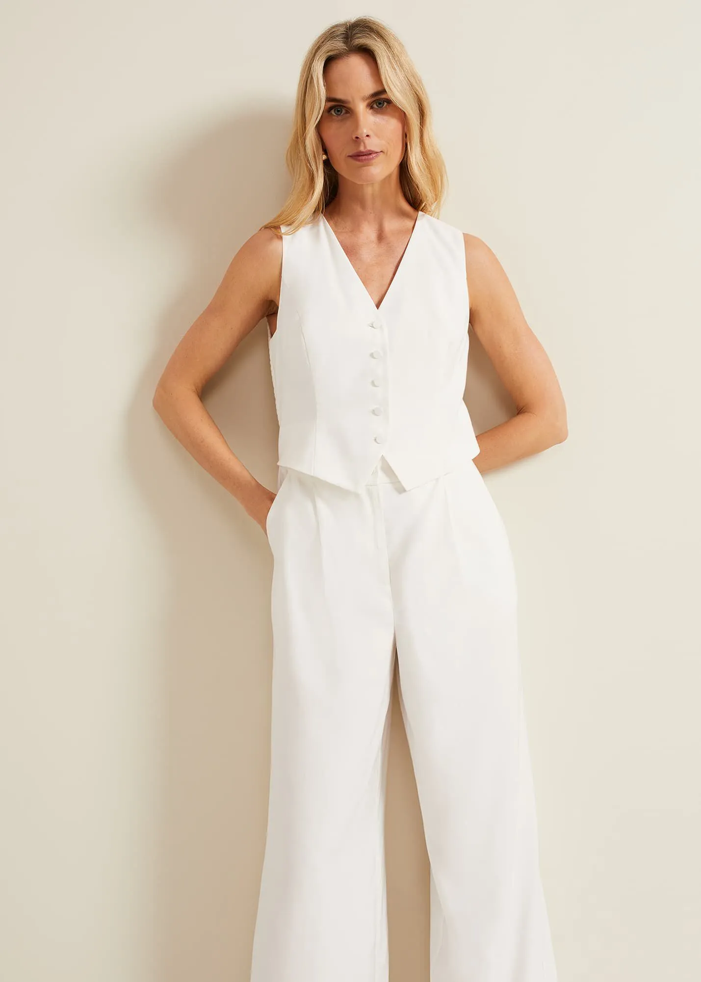 Tia Waistcoat Jumpsuit