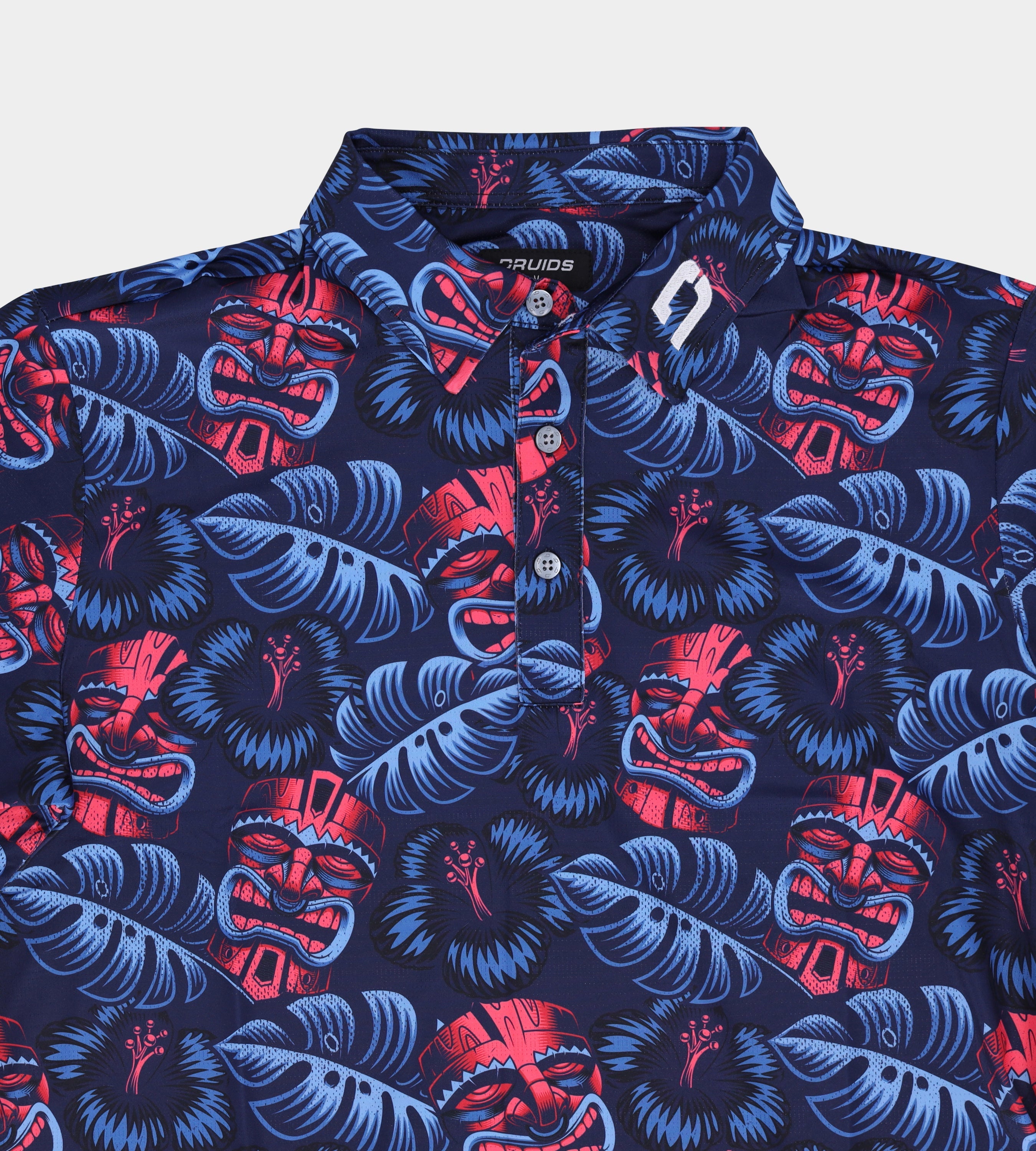 TIKI POLO - NAVY / CORAL