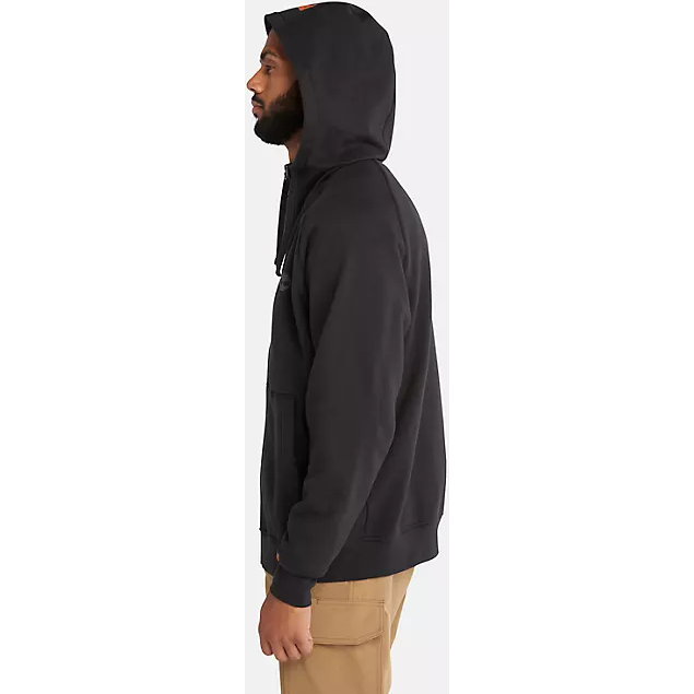 Timberland Pro Men's Hood Sport Zip Front Sweatshirt -Black- TB0A64RN001