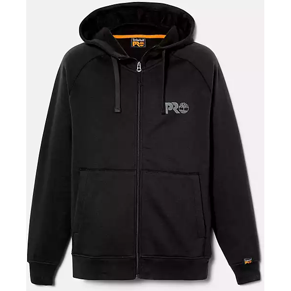 Timberland Pro Men's Hood Sport Zip Front Sweatshirt -Black- TB0A64RN001