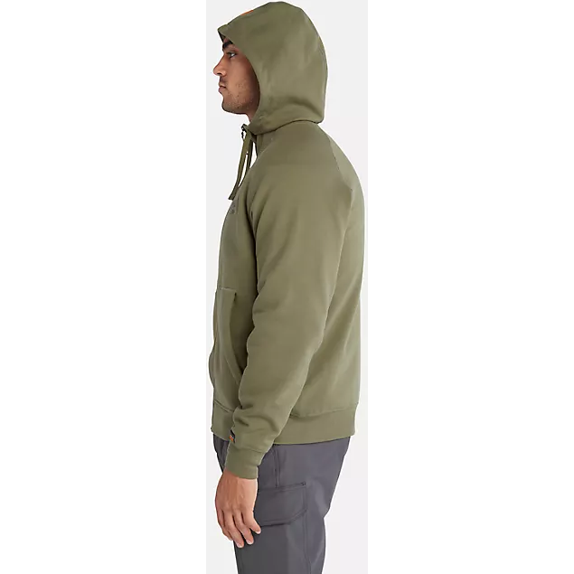 Timberland Pro Men's Hood Sport Zip Front Sweatshirt -Olive- TB0A64RNH08