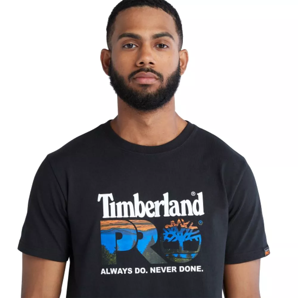 Timberland PRO Men's Short-Sleeve Graphic Work T-Shirt - Black