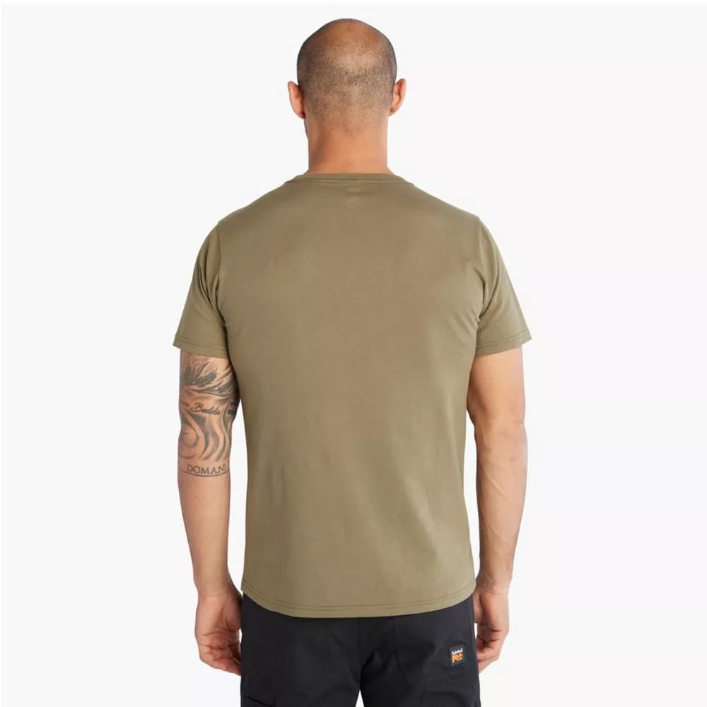 Timberland PRO Men's Short-Sleeve Graphic Work T-Shirt - Olive