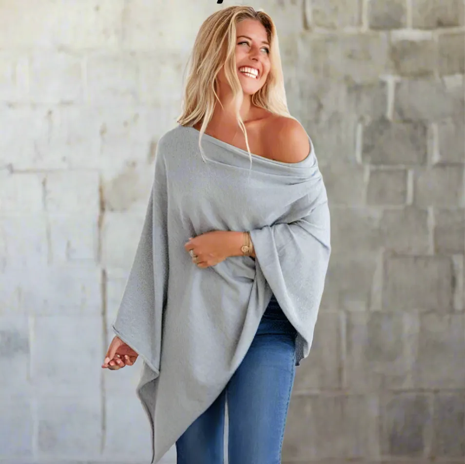 TM Soft Knit Poncho