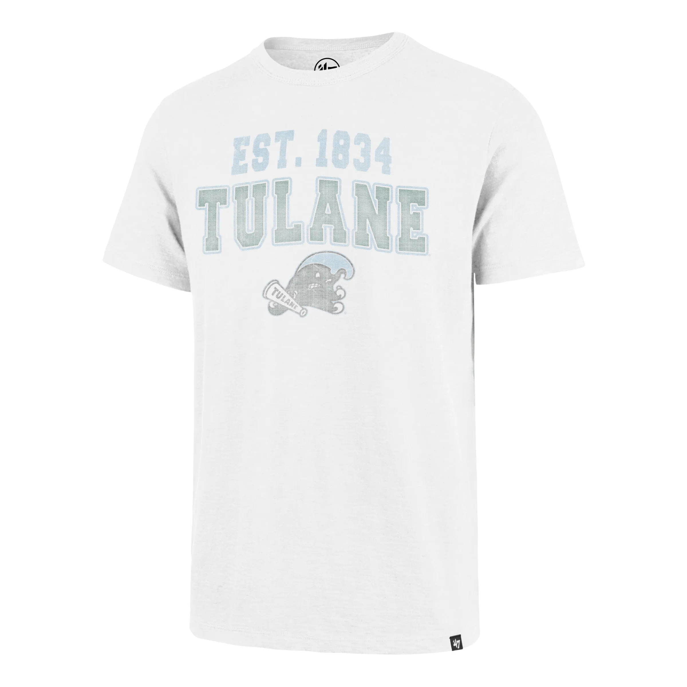 TULANE GREEN WAVE STADIUM WAVE '47 SCRUM TEE