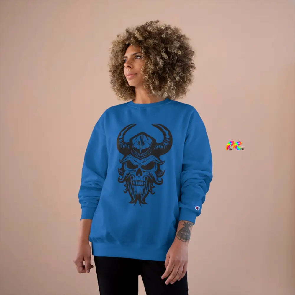 Viking Skull Champion Sweatshirt